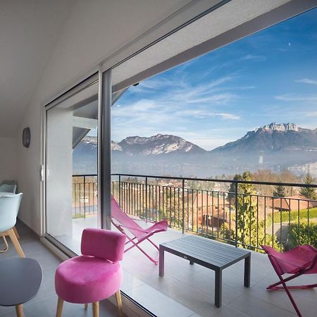 Appartement Mont Blanc - Vue Lac Sevrier Bagian luar foto